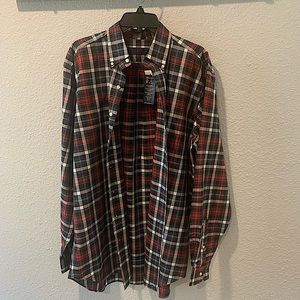 Polo Ralph Lauren Classic-Fit Oxford Black/Red Shirt BIG & TALL